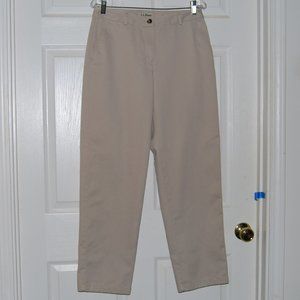 LL Bean Favorite Fit Straight Pants 8P Khaki/Tan